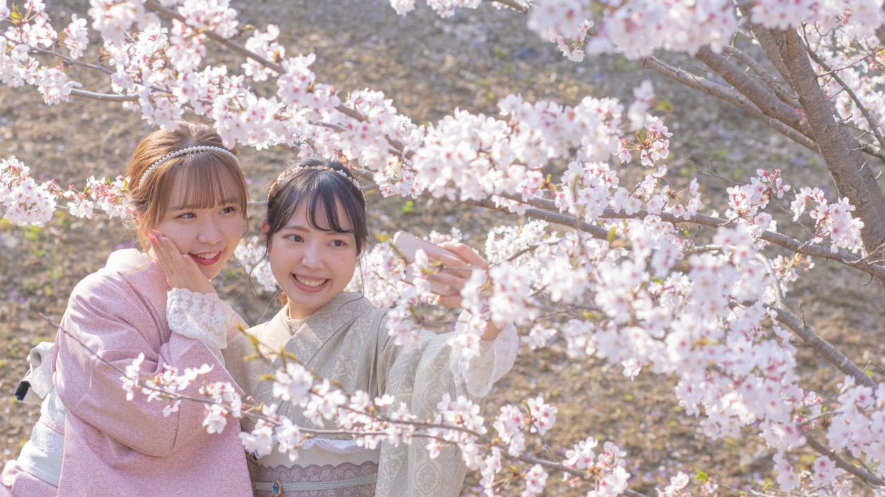 きもので歩く明治村