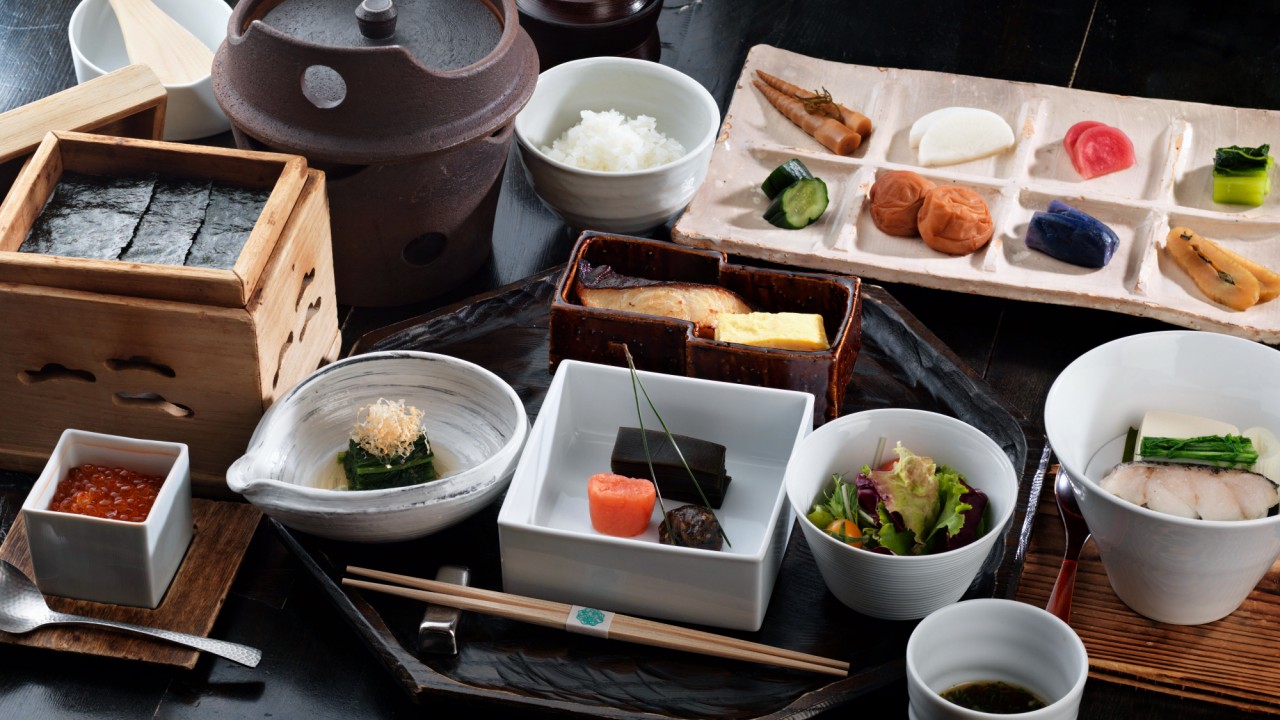 ■ご朝食イメージ／旬素材をふんだんに使い、和のこころを大切にした“日本の朝ごはん”