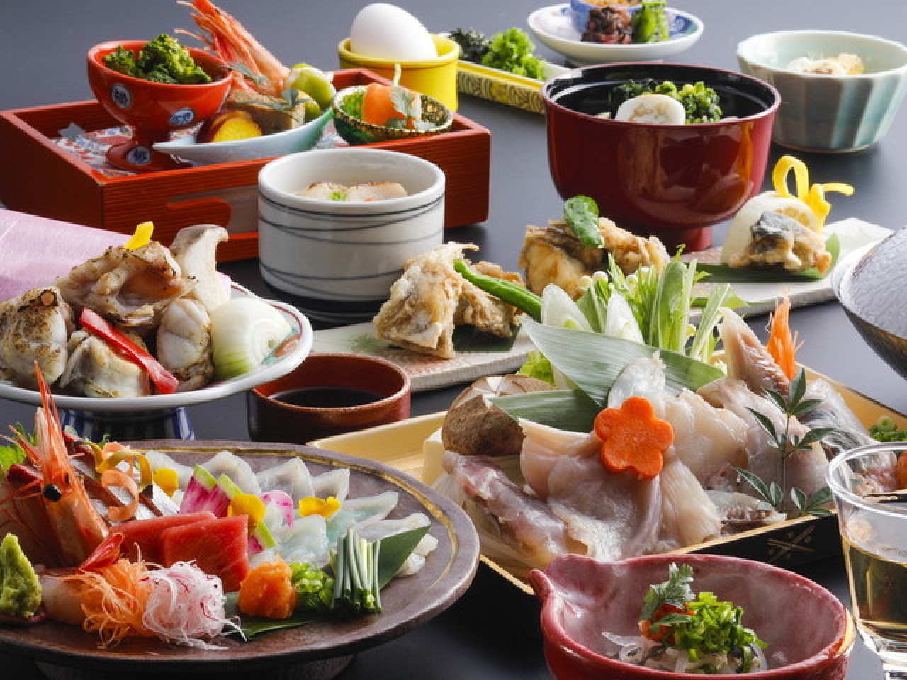 【夕食】会席料理「ふぐ会席」　※写真はイメージとなります。