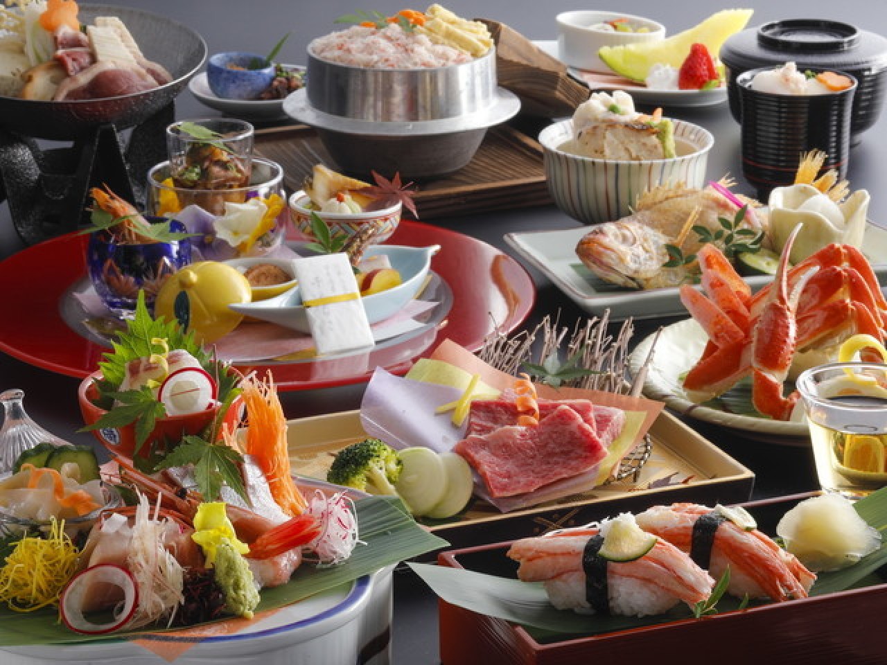 【夕食】会席料理「手取川」※写真は2026年4月から2026年9月までのイメージ