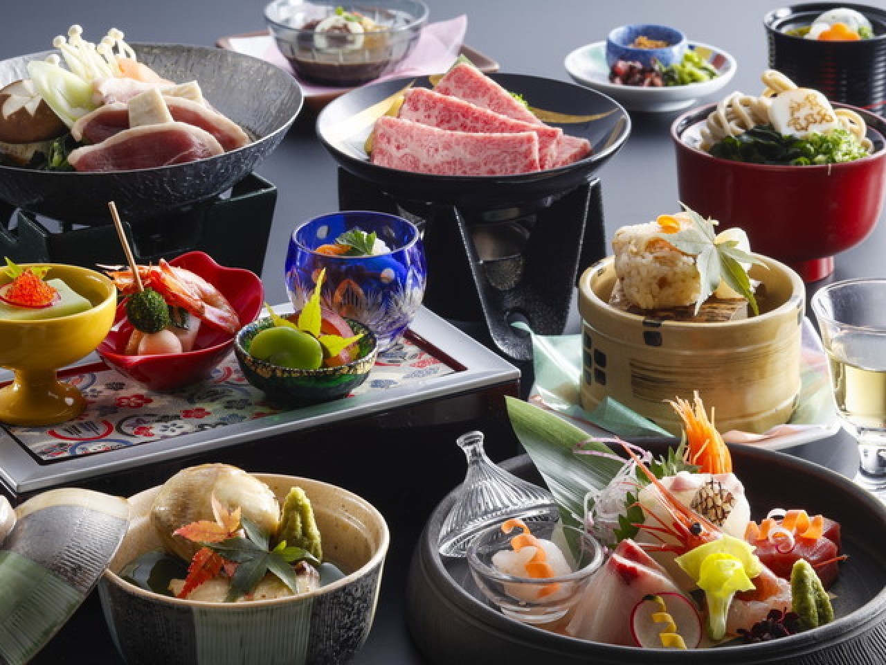 【夕食】会席料理「兼六」※写真は2026年4月から2026年9月までのイメージ