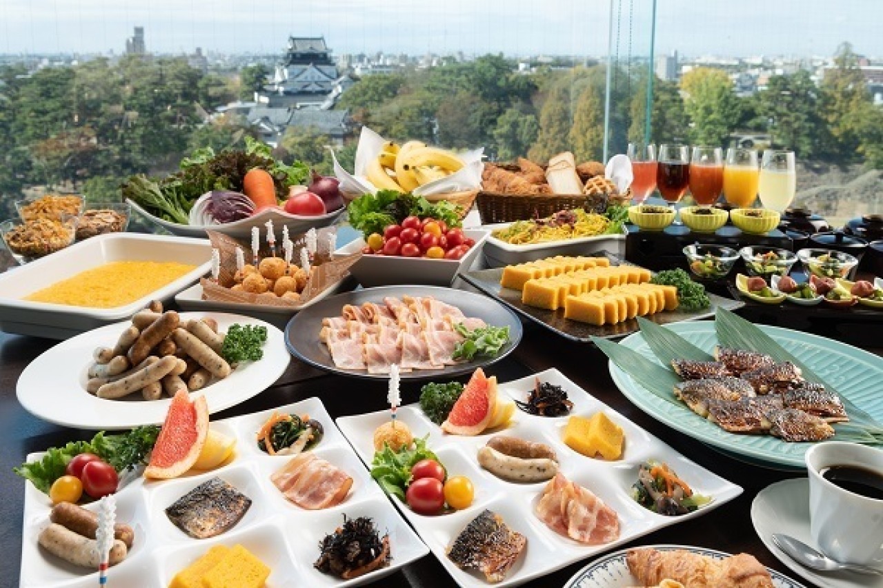 朝食バイキング