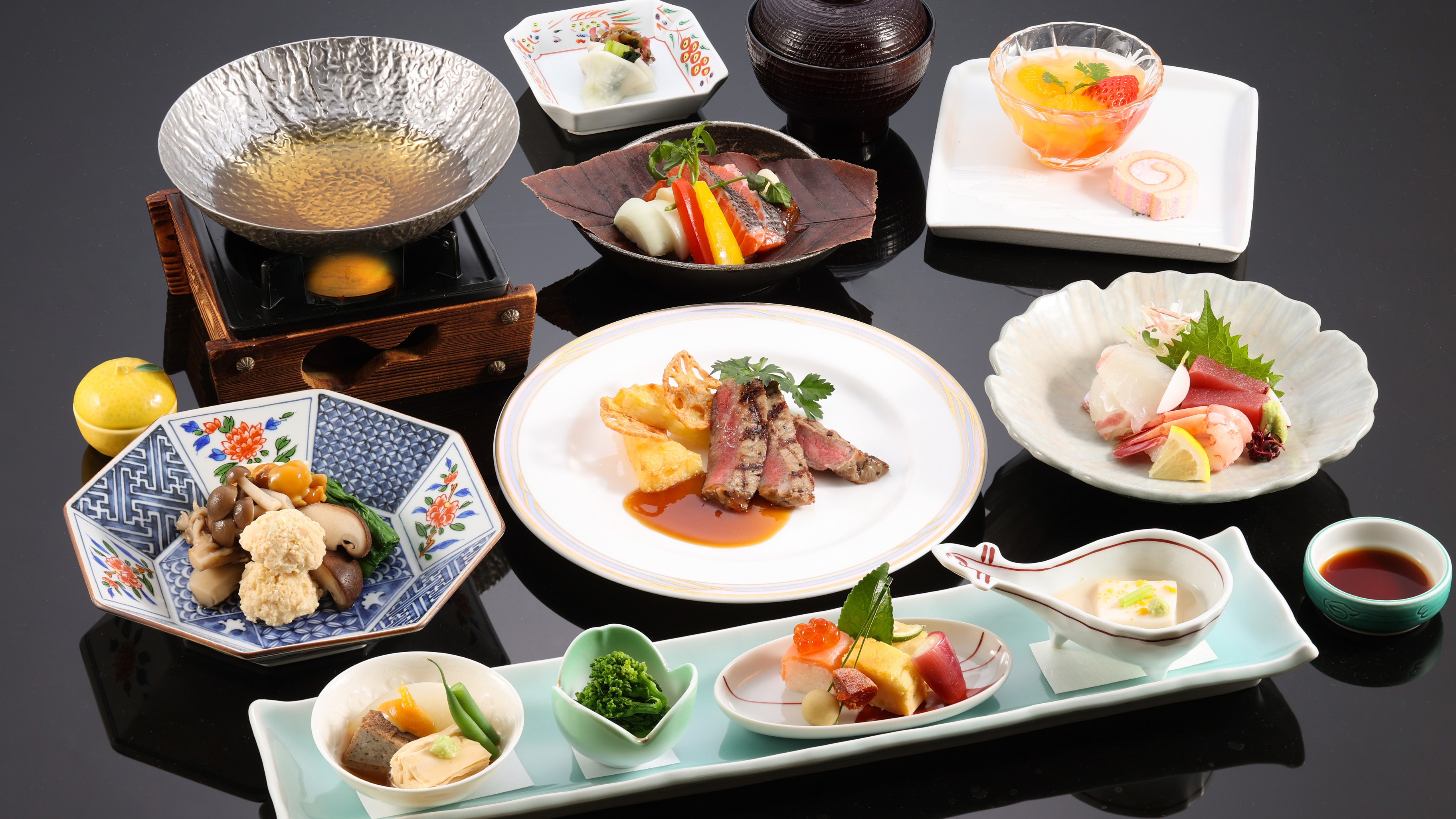 【ダイニング「常磐」】和洋折衷会席♪