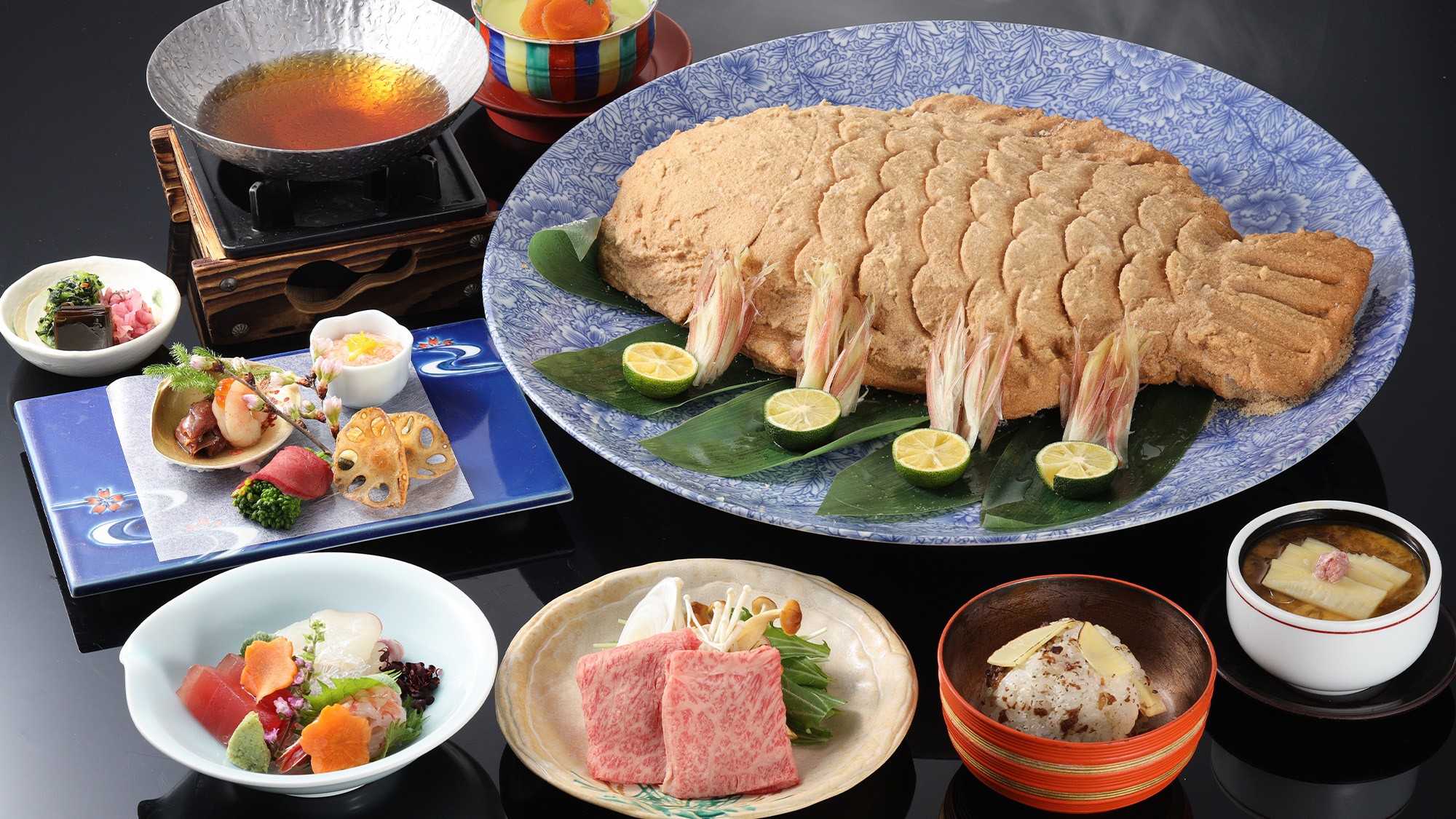 【料理茶屋「北乃寮」】山海の幸を愛でる、春の特別会席