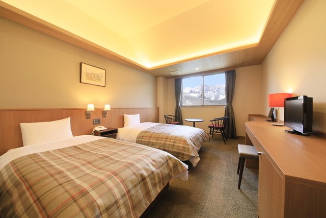 【大正池ビュー】スーペリアツイン（3階のお部屋です。）