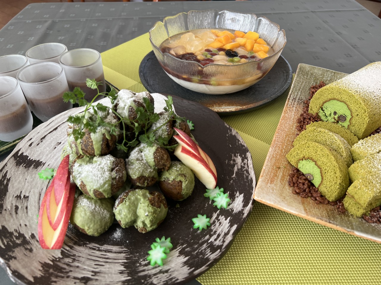 5/7～6/29の期間はバイキングに伊勢茶スイーツが登場します♪