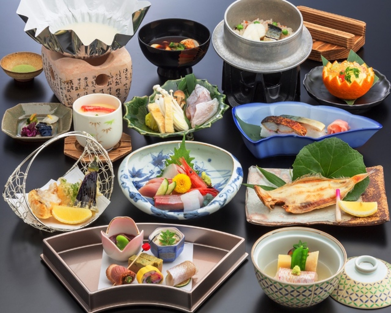 *懐石料理*【会席コース一例】獲れたて若狭の魚介類&吟味された新鮮食材をご堪能下さい