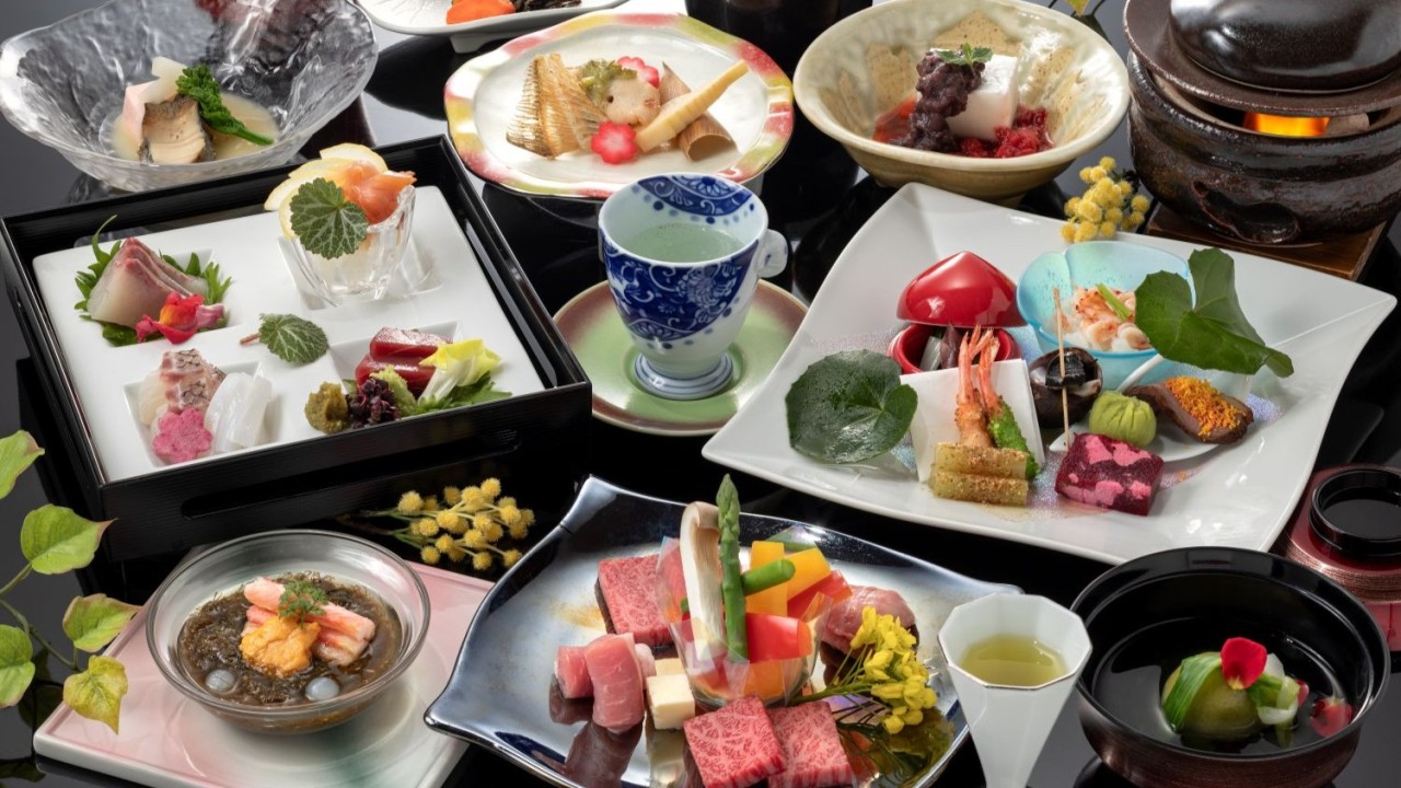 春らしく彩あざやかな食材に舌鼓♪春のうれしの元湯創作料理。